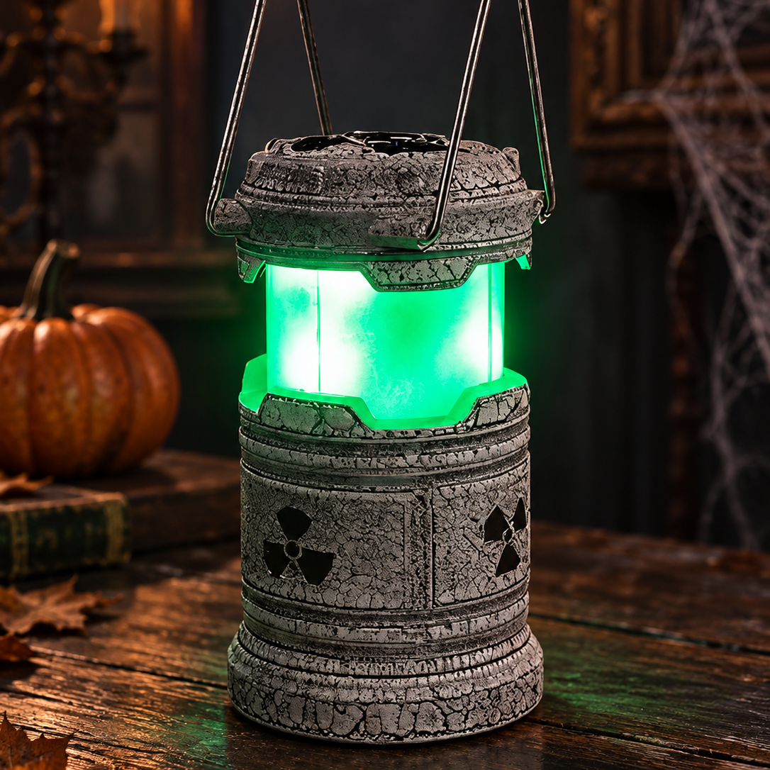 Radioactieve sci-fi lantaarn voor Halloween