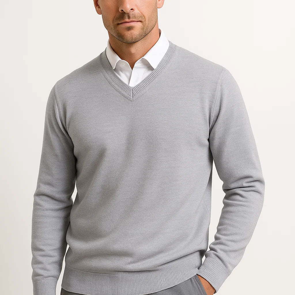HOLLANDEN | SLIM FIT V-HALS TRUI VOOR HEREN