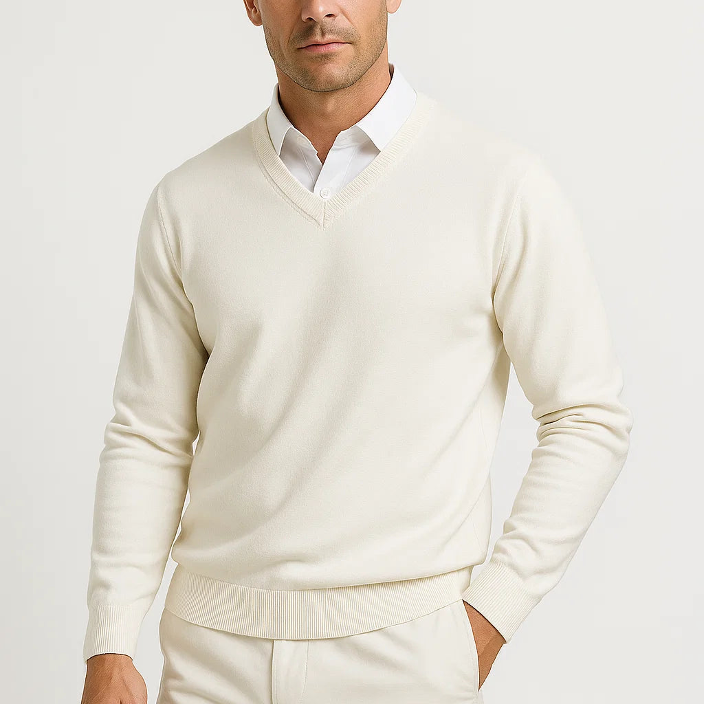 HOLLANDEN | SLIM FIT V-HALS TRUI VOOR HEREN