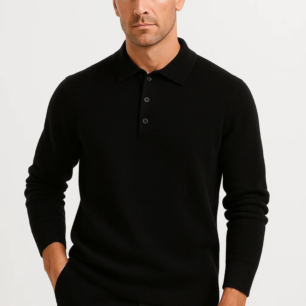 HOLLANDEN | MERINO WOL POLO TRUI VOOR HEREN