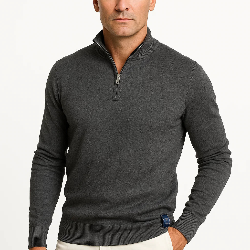 HOLLANDEN | KORT RITS SWEATER VOOR HEREN