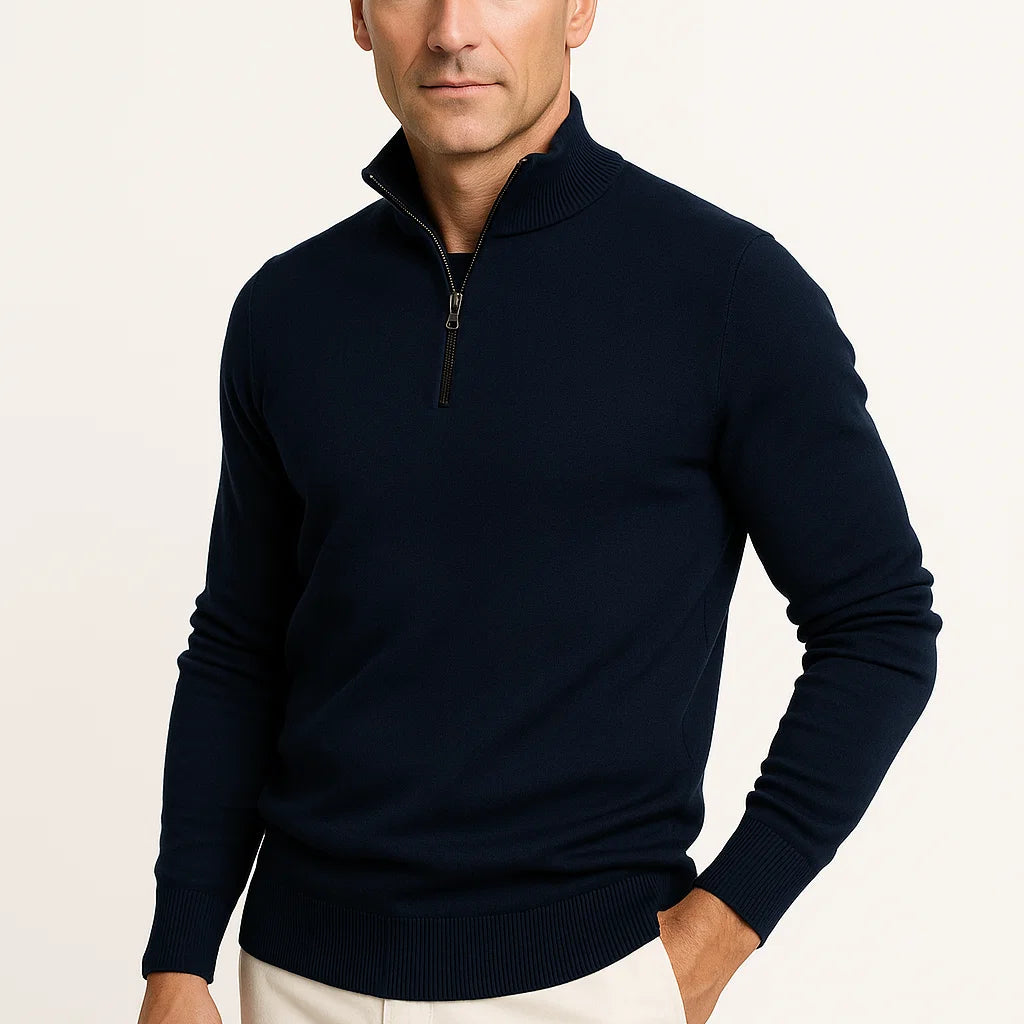 HOLLANDEN | KORT RITS SWEATER VOOR HEREN