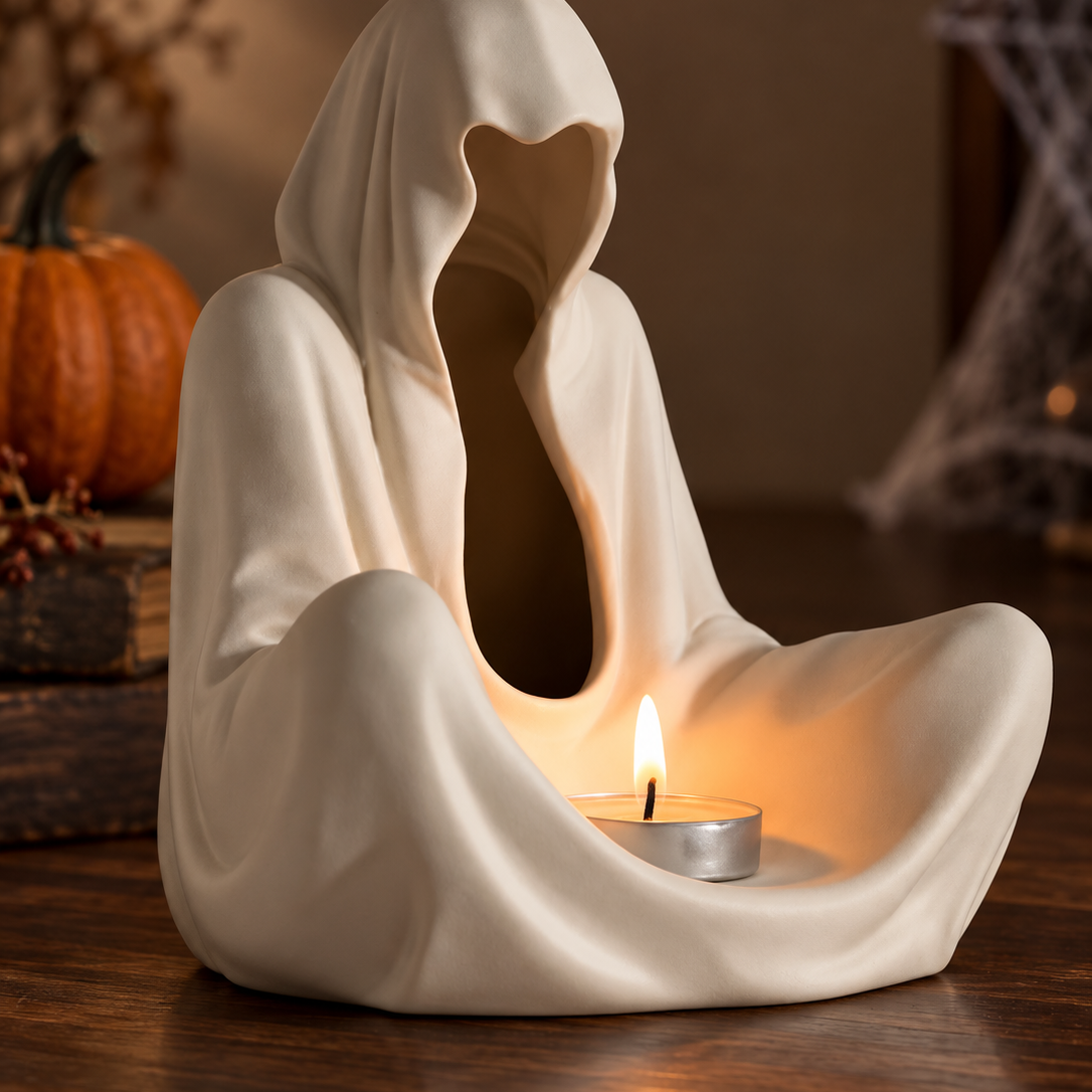 Gotische kaarsenhouder voor Halloween