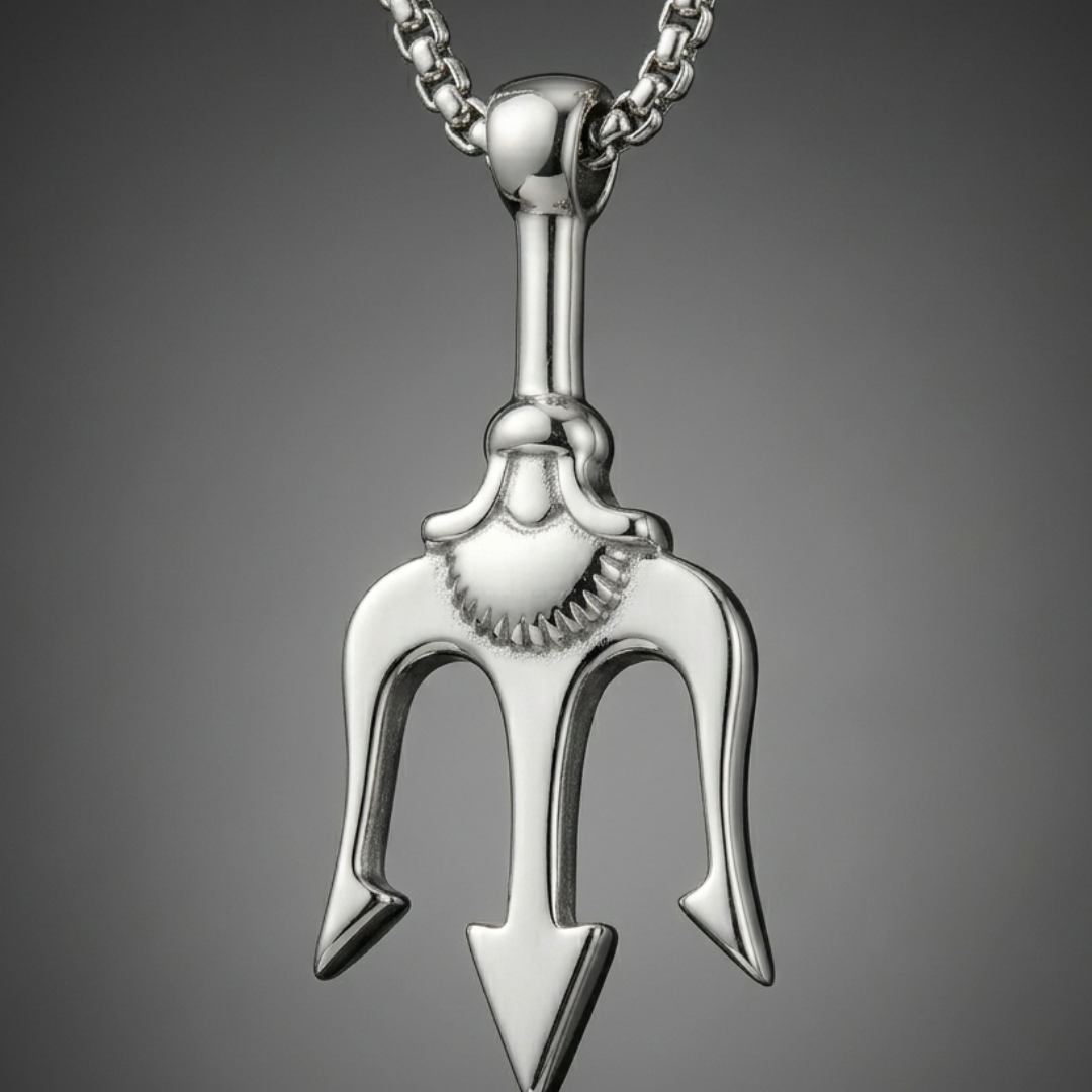 Ketting Met Poseidon-Hanger Voor Heren