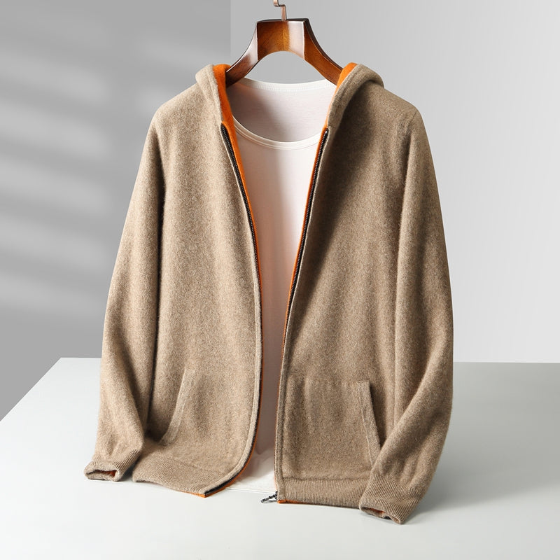 HOLLANDEN | CASHMERE HOODIE VOOR HEREN