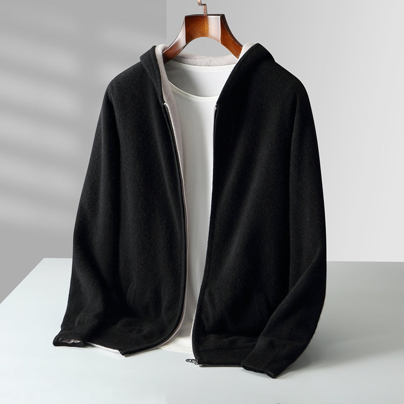 HOLLANDEN | CASHMERE HOODIE VOOR HEREN
