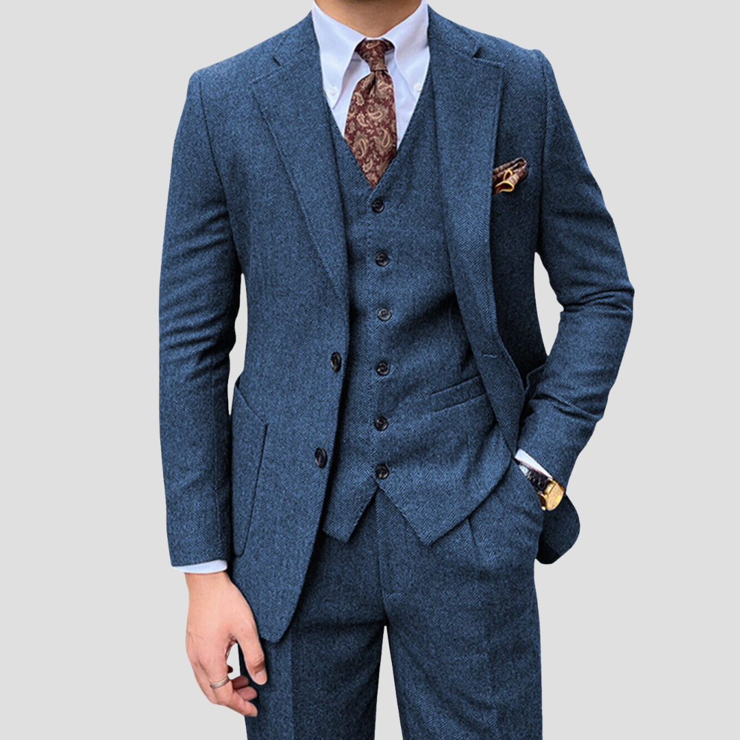 HOLLANDEN | DRIEDELIG SLIM FIT PAK VOOR MANNEN