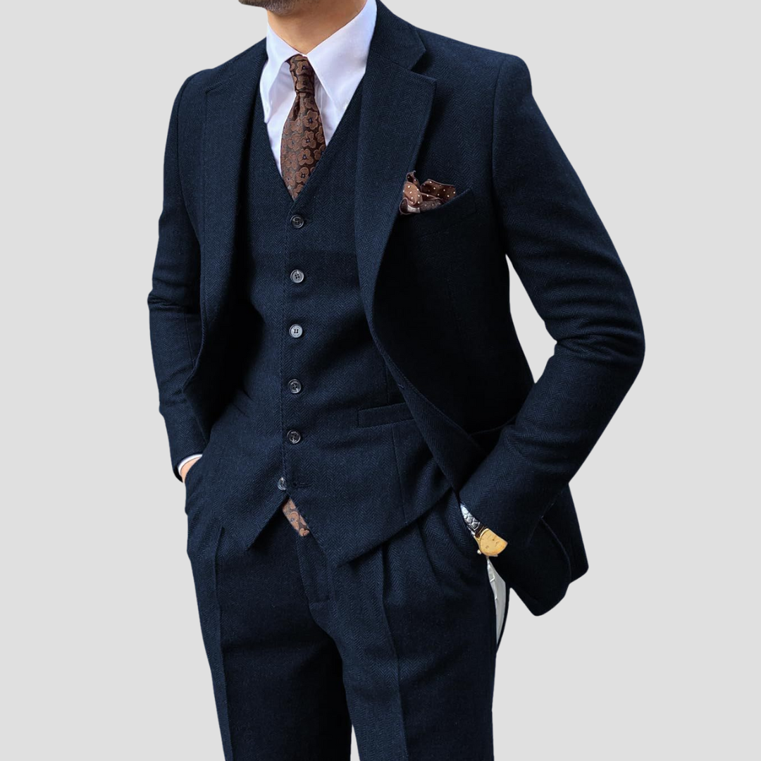 HOLLANDEN | DRIEDELIG SLIM FIT PAK VOOR MANNEN