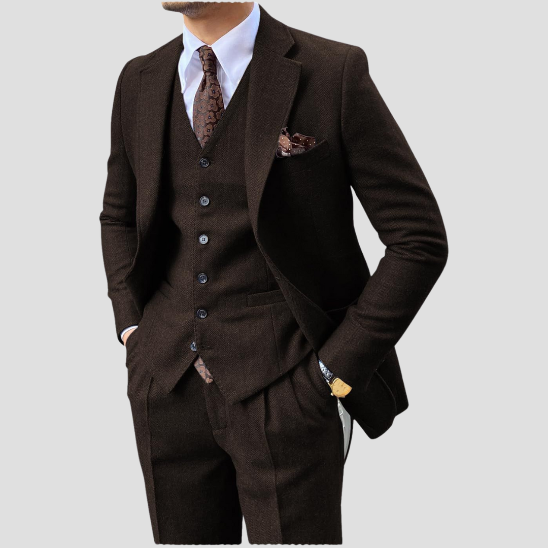 HOLLANDEN | DRIEDELIG SLIM FIT PAK VOOR MANNEN