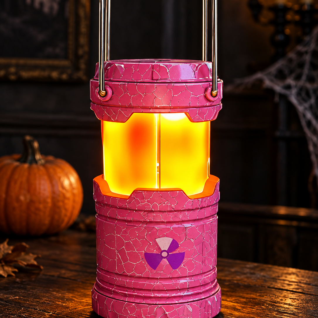 Radioactieve sci-fi lantaarn voor Halloween