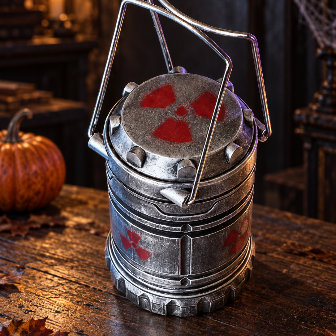 Radioactieve sci-fi lantaarn voor Halloween