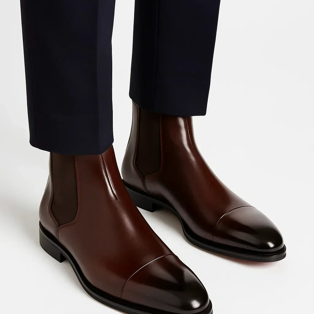 HOLLANDEN | CHELSEA BOOTS LEER VOOR HEREN